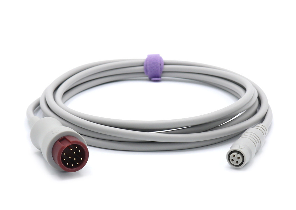 Compatible with Mindray to B. Braun invasive pressure cable